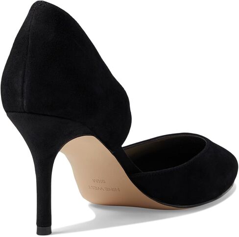 NINE WEST حذاء نسائي من جلد الغزال الأسود مقاس 12 M in Kuwait