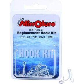Mirrolure HKM Hook Replacement Kit,Silver in Saudi Arabia