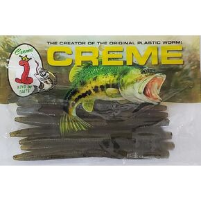 Creme STC3063 6-Inch Lizard Soft Bait Fishing Lure, 7-Lures, Watermelon Red Finish in Kuwait