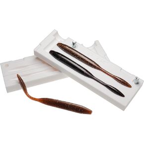 Authentic Handmade Dream Shot Double Worm Bait Form 4.25" Soft Plastic DIY Making in Kuwait