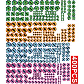 عيون السمكة ايبوكسي ثلاثية الأبعاد للعين الراوية لصيد الأسماك الذبابة لصنع طعم السمكة مجموعة من 400 تشكيلة من wifreo in Kuwait