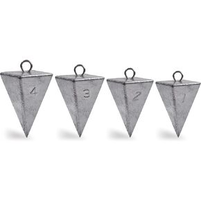 Pyramid Sinkers Fishing Weights Sinkers Saltwater Surf Fishing Weights Pyramid Weights Ocean Saltwater Fishing Gear Tackle 1oz 2oz 3oz 4oz 5oz 6oz 8oz in Kuwait