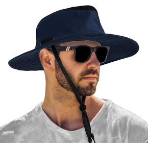 SUN CUBE Sun Hat for Men, Women Wide Brim Safari Hat, Hiking Hat UV Sun Protection, Bucket Boonie Hat