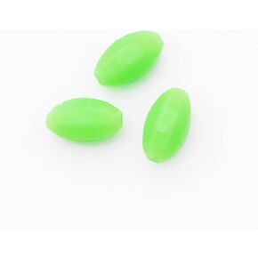BLUEWING Glow Fishing Bead Oval Bait Luminous Fish Line Ball Stopper Saltwater Freshwater Salmon Trout Accessories, 2.5mm/3mm, 50pcs in Saudi Arabia