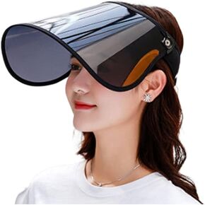 WITHMOONS Sunblock UV Protection Visor Sun Shield Face Shield Hat Full Face Shield