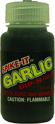 Spike-It 3003 2 أونصة Dip-N-Glo من البلاستيك الناعم، صبغة لور سوداء، رائحة الثوم in Saudi Arabia