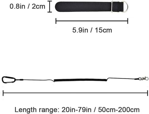 Fishing Rod Ties, Fishing Rod Straps with Fishing Lanyard to Prevent Fishing Rods or Nets Falling into the water in Saudi Arabia