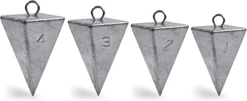 Pyramid Sinkers Fishing Weights Sinkers Saltwater Surf Fishing Weights Pyramid Weights Ocean Saltwater Fishing Gear Tackle 1oz 2oz 3oz 4oz 5oz 6oz 8oz in Saudi Arabia