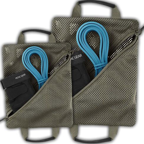مجموعة أكياس شبكية للتخزين التكتيكي من PETAC GEAR، وإدراج جيوب إدارية للأدوات المعيارية، وحقيبة EDC لتنظيم السفر in Kuwait