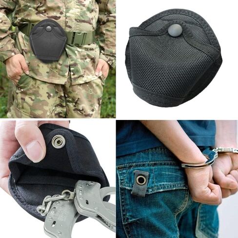 Nylon Cuff Case, Molle Handcuff Pouch Fits Chain/Hinged Cuff for Duty Belt (2 Pack) in Kuwait