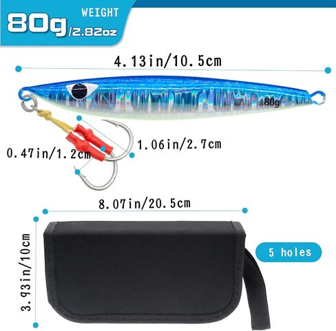 5pcs Fishing Jigs Saltwater Fishing Lures in Saudi Arabia