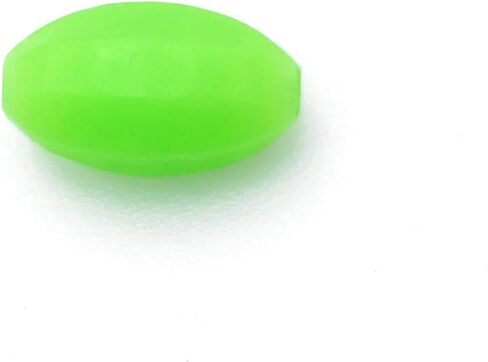 BLUEWING Glow Fishing Bead Oval Bait Soft Luminous Fishing Line Ball Stopper Saltwater Freshwater Salmon Trout Fishing Accessories,2.5mm,3mm,50pcs in Saudi Arabia