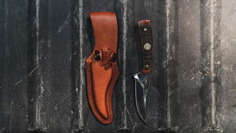 Old Timer Generational USA Series Traditional Fixed and Folding Knives with 1095 HC Stainless Steel Blades, Sawcut Bone Handles, and Made in USA for Hunting, Skinning, EDC, Field Dressing, and Outdoor in Kuwait