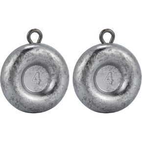 Dr.Fish 5/10 Pack Fishing Coin Sinkers Disc Sinker Fishing Lead Weights