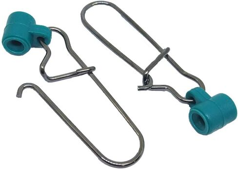 25/50/100 PCS Fishing Line Sinker Slides Duo Lock Snaps High Strength Stainless Steel Sinker Slider Swivel Snap Kit Fishing Tackle in Saudi Arabia