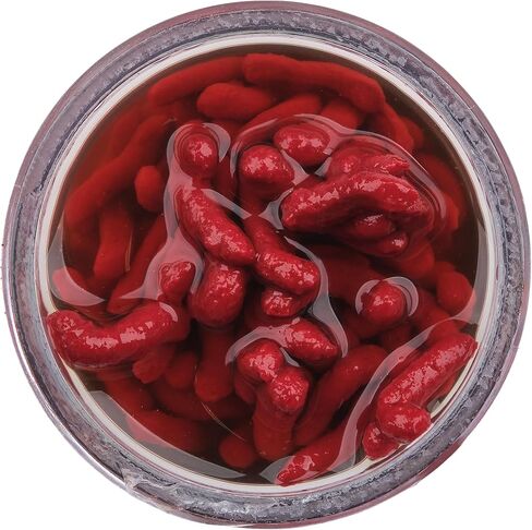 Berkley Gulp! Alive! Maggot Fishing Bait, Red Wiggler, Extreme Scent Dispersion, Great Replacement for Live Maggots, Ideal for Panfish, Trout, and More in Saudi Arabia