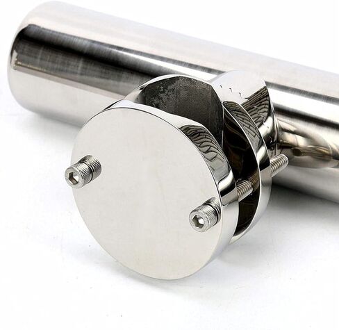 WerkWeit Boat Fishing Rod Holder 4Pcs Stainless Rail Mount Clamp on Fishing Rod Holder for Rails 1-1/4" to 2" for Marine Boat Yacht in Kuwait