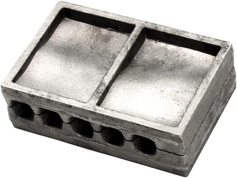 Dimatteo Bank Sinker Mold with 5 Cavities and 1,2.3-Ounce,Without Handle in Saudi Arabia