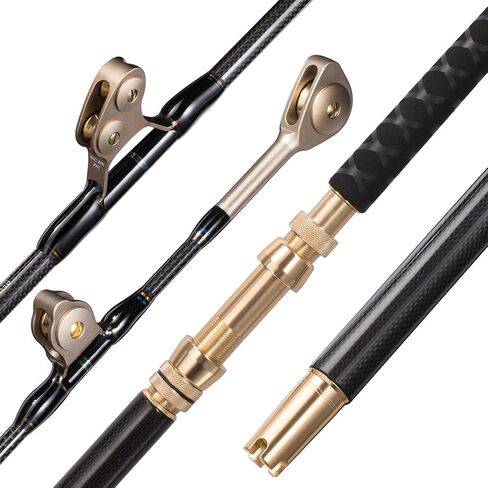 BERRYPRO Bent/Straight Butt Trolling Rod Saltwater Offshore Fishing Rod Big Game Roller Rod Conventional Boat Fishing Rod in Kuwait