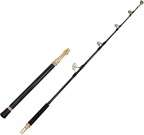 BERRYPRO Bent/Straight Butt Trolling Rod Saltwater Offshore Fishing Rod Big Game Roller Rod Conventional Boat Fishing Rod in Kuwait