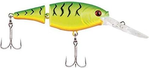 Berkley Flicker Shad Jointed Fishing Lure, Sunset Perch, 1/3 oz, 2 3/4in | 7cm Crankbaits, Size, Profile and Dive Depth Imitates Real Shad, Equipped with Fusion19 Hook in Saudi Arabia