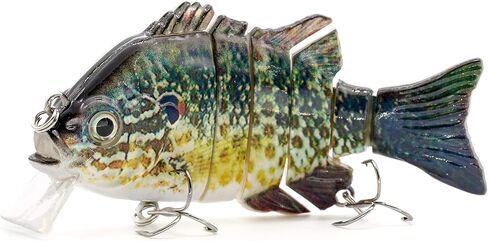 طعوم سباحة صن رايز أنجلر متعددة المفاصل | طُعم السباحة الغارق لصيد سمك السلمون المرقط في المياه العذبة والمياه المالحة in Kuwait