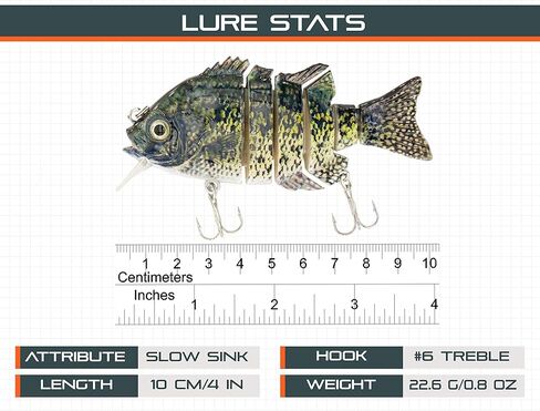 طعوم سباحة صن رايز أنجلر متعددة المفاصل | طُعم السباحة الغارق لصيد سمك السلمون المرقط في المياه العذبة والمياه المالحة in Kuwait