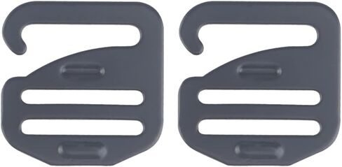 2 قطعة ملحقات السترة التكتيكية G-Hook ، أبازيم تعديل حزام الصدر G-Hook Wave لـ FCPC سترة/DON/DOFF MAG Pouch in Kuwait