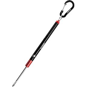 SAMSFX Fishing Fish Hook Remover Tool Saltwater Fishhook Extractor Squeeze Out Fish Hook Tools Retractable Stainless Steel Dehooker