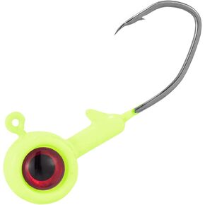 Dr.Fish 10 Pack Crappie Jig 3D Eyes Fishing Jig Head Bass Fishing Crappie Trout Panfish Hook Lure Live Bait Plastic Freshwater 1/32oz 1/16oz 1/8oz
