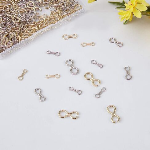 SUPERFINDINGS 240Pcs 3 Sizes Fishing Sinker Eyes Eyelets DIY Fishing Lures Eyelet 2 Colors Stainless Steel 8-Shaped Loops Eyelets Swivels Clip for Lead Weights Molds Tackle Accessories in Saudi Arabia