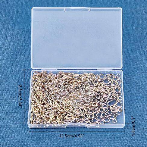 SUPERFINDINGS 240Pcs 3 Sizes Fishing Sinker Eyes Eyelets DIY Fishing Lures Eyelet 2 Colors Stainless Steel 8-Shaped Loops Eyelets Swivels Clip for Lead Weights Molds Tackle Accessories in Saudi Arabia
