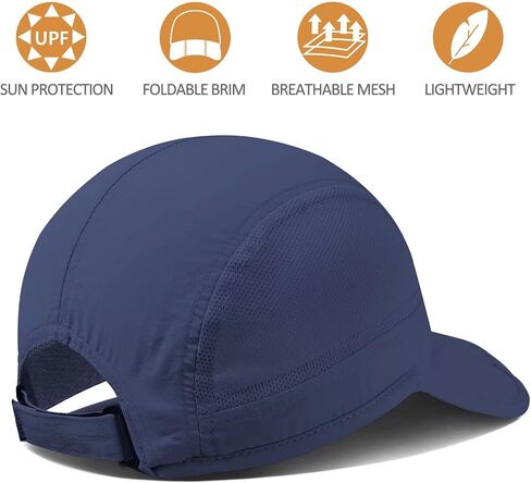 GADIEMKENSD Mens Folding Outdoor Hat Long Brim UPF 50+ Sun Protection in Kuwait