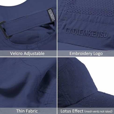 GADIEMKENSD Mens Folding Outdoor Hat Long Brim UPF 50+ Sun Protection in Kuwait
