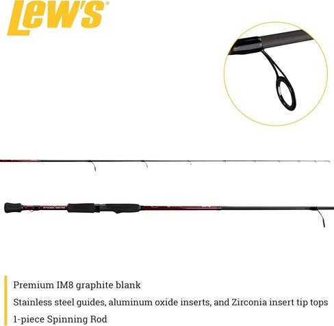 Lew's KVD Series 7'2"-1 Med Light Extra Fast Spinning Rod in Saudi Arabia