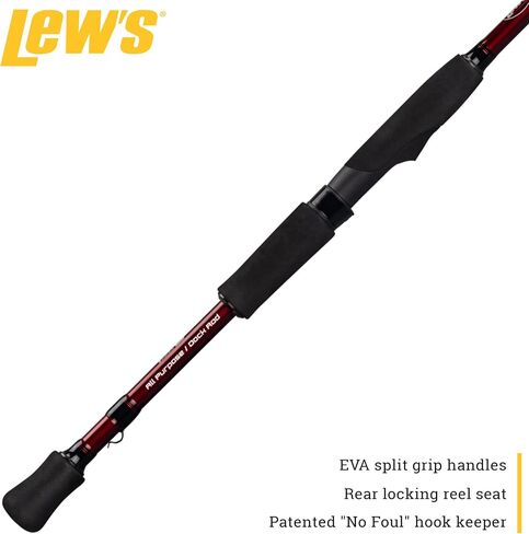 Lew's KVD Series 7'2"-1 Med Light Extra Fast Spinning Rod in Saudi Arabia