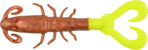 Berkley Gulp! Mantis Shrimp New Penny/Chartreuse, 3" in Saudi Arabia