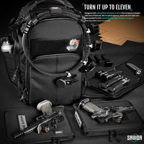 Savior Equipment Pro SEMA Tactical Backpack Competition Shooter 3 Pistol Sleeve in Kuwait