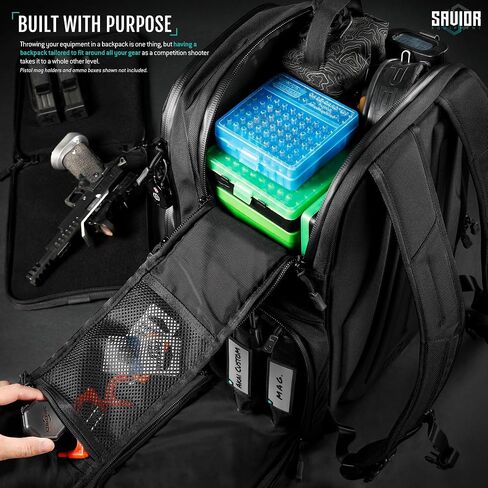 Savior Equipment Pro SEMA Tactical Backpack Competition Shooter 3 Pistol Sleeve in Kuwait