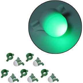 Wixine 5Pcs 2 in 1 LED Night Fishing Rod Tip Clip on Strike Bite Alert Alarm Light in Kuwait