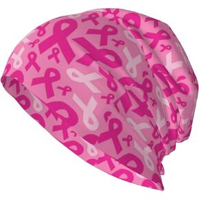 Heart Beanie Chemo Hat Cancer Headwear Knitted Hats Baggy Slouchy Scarf Nightcap for Adults Women Men