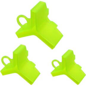 ZZHXSM 60pcs Trident Hook Protector Hook Sleeve 3 Sizes Safety Holder Cover Injury Prevention Fishing Treble Hooks Protector Fishing Gear for Fishermen and Fishing Enthusiasts