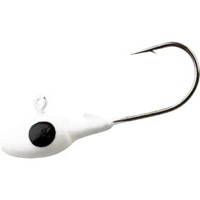 Bobby Garland Pro Mo' Glo Glow-in-The-Dark Jig Heads for Soft Plastic Crappie Fishing Baits, Accessories for Freshwater Fishing, Pack of 10, Ghost Glo, 1/16 oz