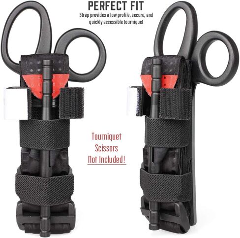 WYNEX Tourniquet Holder, Tactical Tourniquet Straps Holder MOLLE Medical EMT Hand Tools in Kuwait
