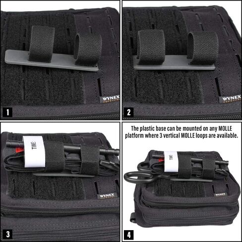 WYNEX Tourniquet Holder, Tactical Tourniquet Straps Holder MOLLE Medical EMT Hand Tools in Kuwait