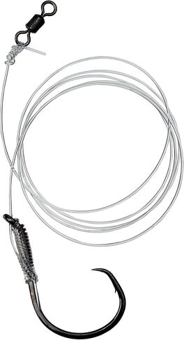 Gamakatsu 101505 Catfish Rig Circle Hook-2 Per Pack (Black, 5/0) in Saudi Arabia