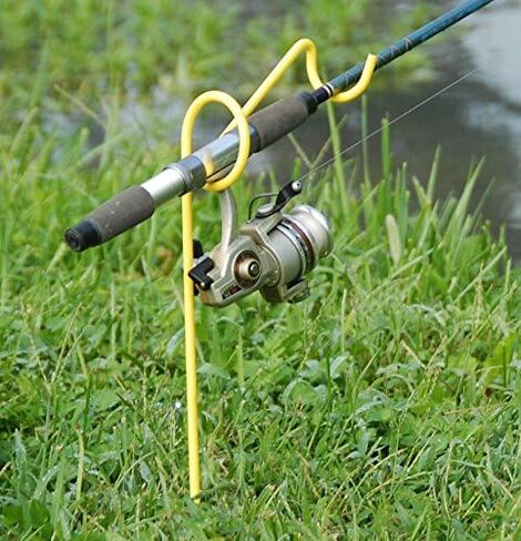 حامل سناد صيد السمك الفردي RITE-HITE - يحمل قصبة صيد السمك الخاصة بك في الزاوية المثلى. رائعة لصيد البنك في البحيرات والجدار. in Kuwait