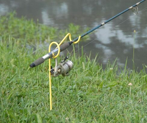 حامل سناد صيد السمك الفردي RITE-HITE - يحمل قصبة صيد السمك الخاصة بك في الزاوية المثلى. رائعة لصيد البنك في البحيرات والجدار. in Kuwait