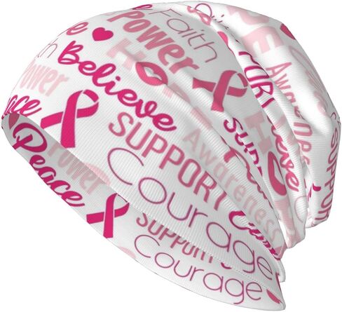 Heart Beanie Chemo Hat Cancer Headwear Knitted Hats Baggy Slouchy Scarf Nightcap for Adults Women Men in Kuwait