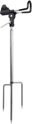 حامل صنارة الصيد من Dapsea، دعامات عمود صنارة الصيد الأرضية، 360 درجة قابلة للتعديل والفصل وسهلة الحمل معدات صيد قابلة للطي لصيد الأسماك على الشاطئ والأنهار والبرك والبحيرات (fishblackx1) in Kuwait